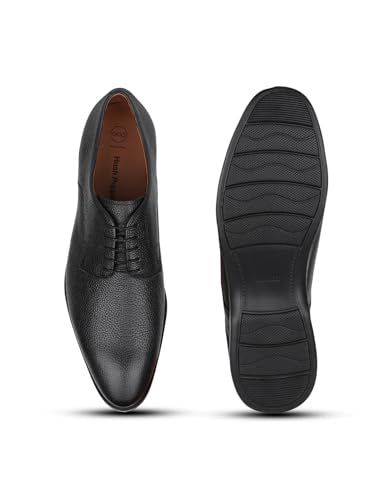 Hush Puppies MESA PDM Laceup, Men's Black Formal Derby Shoes Size- UK- 7