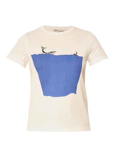 ONLY Women's Regular Fit White T-Shirt
