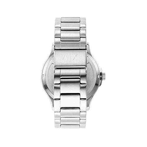 Armani Exchange Mens 46 mm Hampton Multi-Colour Dial Stainless Steel Analogue Watch - AX2416