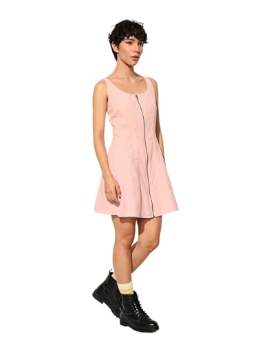 ONLY Women's Fit and Flare Pink Dress