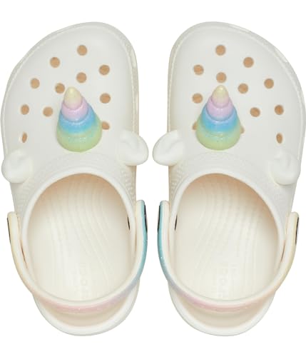 Crocs 209701-0WV-C7 Classic IAM Rainbow UnicornCgT Chk Chalk