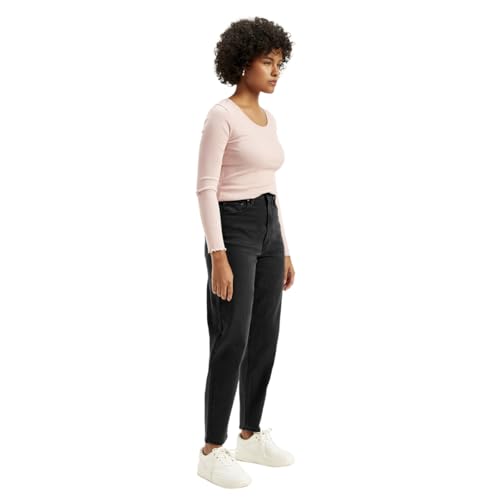 Levi's Women's High Rise Loose Taper Fit Black Jeans