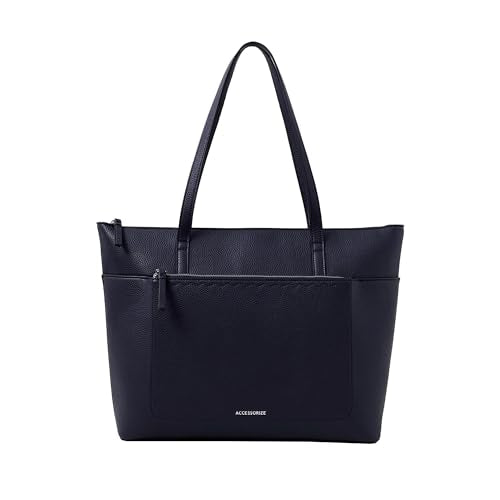 Accessorize London Women's Classic Pocket Large Tote Bag