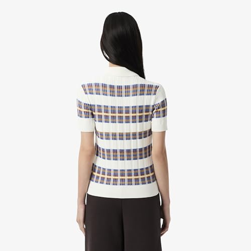 Lacoste Ribbed Knit Polo Collar Sweater