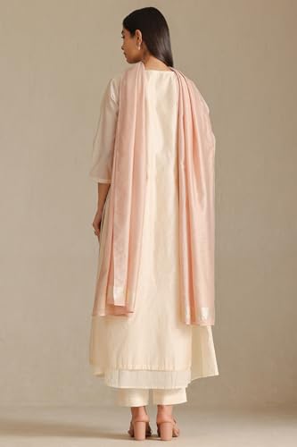 Soch Women's Chanderi Kurta Set (EWA5CD22051_Off White