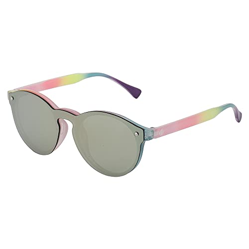 Carlton London Girl's Yellow Lens & Pink Round Sunglasses