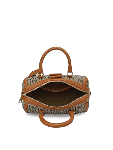 Da Milano Genuine Leather Orange Satchel (Small) (01416)