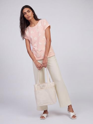 Max Women Embroidered T-Shirt (Pink_XXL)