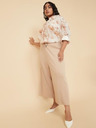 Max Women's Regular Culottes (BTM3713P_Beige