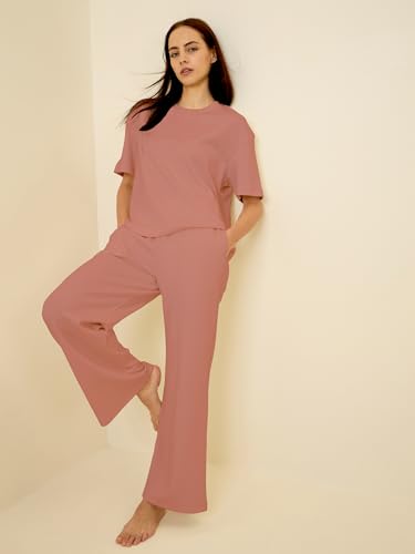 Sweet Dreams Women's Solid Pyjama Set