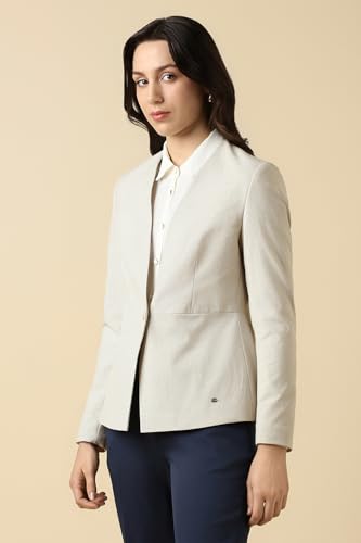 Allen Solly Women Beige Blazer