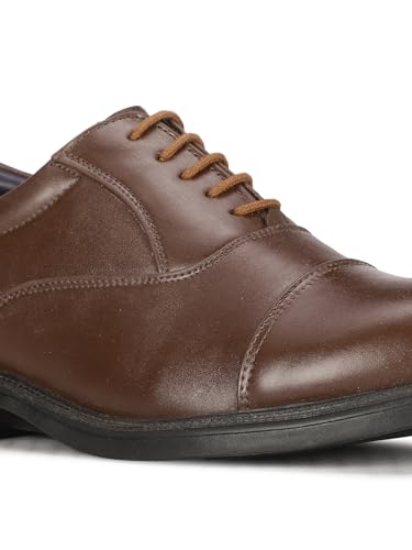 Bata Mens Boss-Rig Brown Formal Shoes