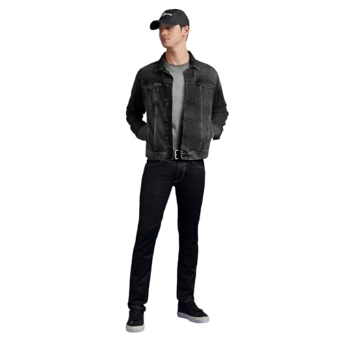 Pepe Jeans Men's Trench Coat (PM403091Q01_Black Used