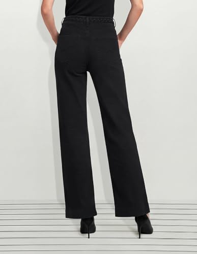 U.S. POLO ASSN. High Rise Wide Leg Fit Jeans Charcoal