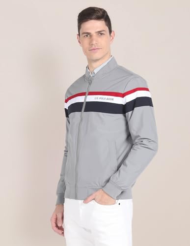 U.S. Polo Assn. Horizontal Stripe Bomber Jacket