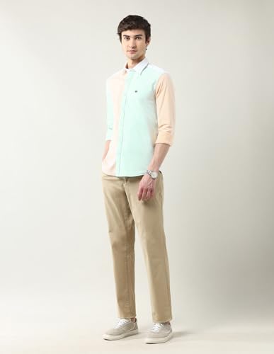 Arrow Sports Men's Solid Slim Fit Shirt (ASAJSH1565_White