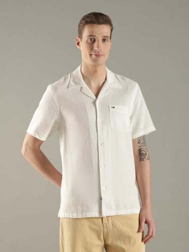 Solid Oversized Fit Linen Shirt