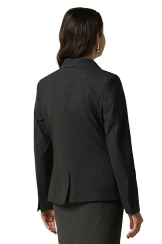Allen Solly Women's Blazer (AHBZWRGBJ81423_Grey