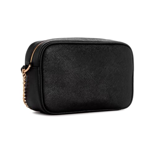 Guess Women's Black Solid Crossbody Bag| Ladies Purse Handbags | Gift For Ladies
