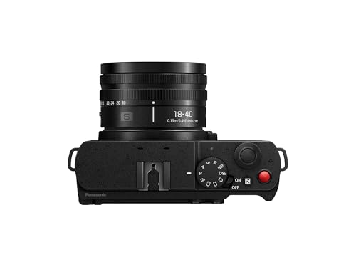 Panasonic LUMIX S9 Full-Frame Mirrorless Camera with S 18-40mm F4.5-6.3 Lens, Compact, Lightweight Body, Perfect for Social Media and Travel, Digital Cameras for Photography, DC-S9NK