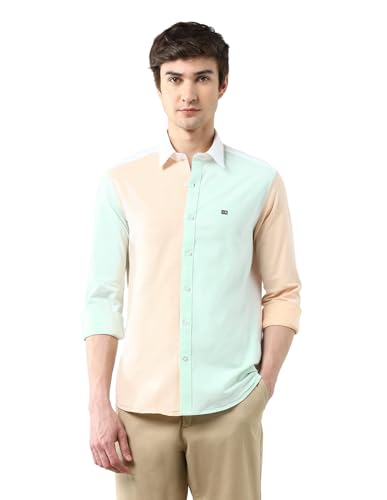 Arrow Sports Men's Solid Slim Fit Shirt (ASAJSH1565_White