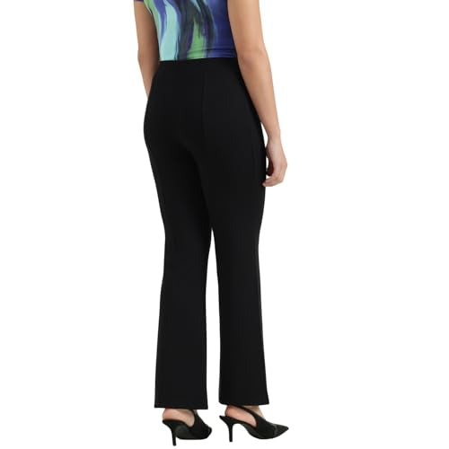 United Colors of Benetton High Rise Solid Leggings (Size : 24) - 26P3PT1E9001I100 Black