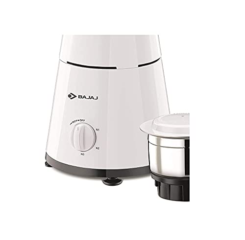 Bajaj 500 Watt GX-1 Mixer Grinder with 3 Jars- white