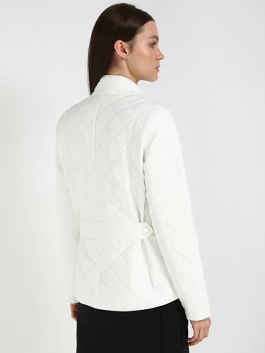 Tommy Hilfiger Women's A-Line Coat (F24HWOT094-S_Milky Way