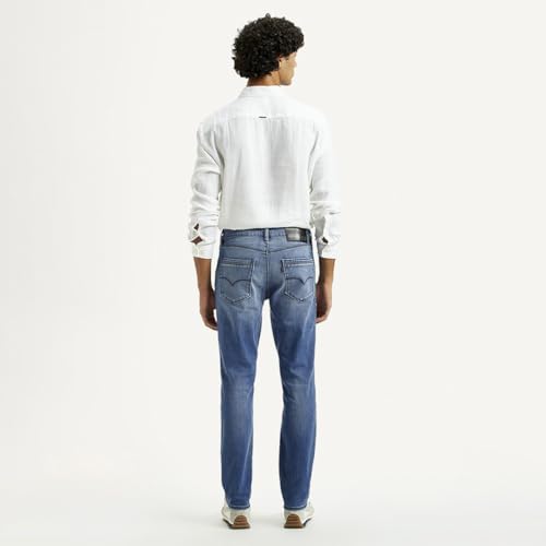Levi's Men's Mid Indigo Slim Fit Mid Rise Jeans, 002JU-0006, 38