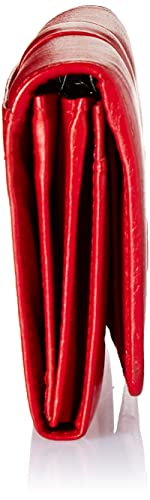 Calfnero Red-Multi Women's Wallet (MK-57-Red-Multi)