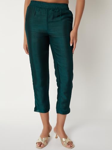 Max Women's Polyester Kurta Set (SRCTKST58014_Green