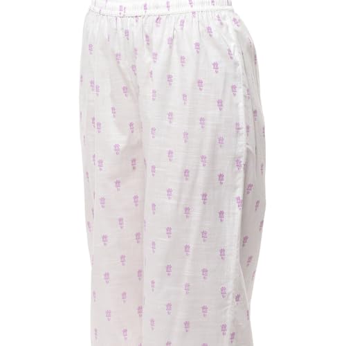 Biba Women's Cotton Kurta Set (SKD10890SS25PNK_Pink