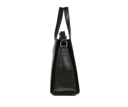 LOUIS STITCH Stylish Black Handbag for Women | Ladies Satchel Handbag for Travel, Office, College (LS-LDB-VF1039-HBJB)