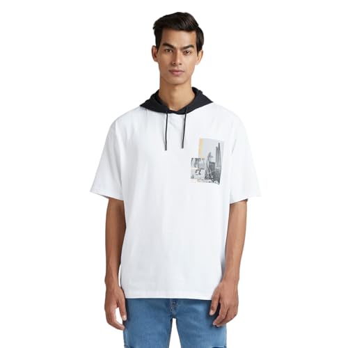 Pepe Jeans Men's Oversized Fit T-Shirt (PM509910_White