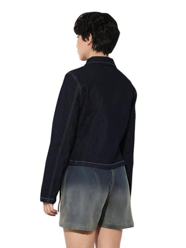 ONLY Women's Regular Fit Blue Jacket