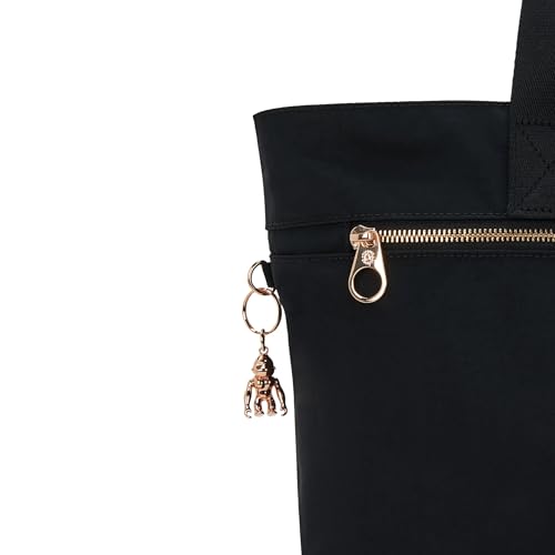Kipling Colissa Zip 15" Laptop Tote Bag, Black Rose Spice, One Size, Casual