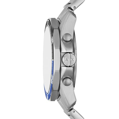 Armani Exchange Silver Quartz Stainless Steel Watch AX7166SET