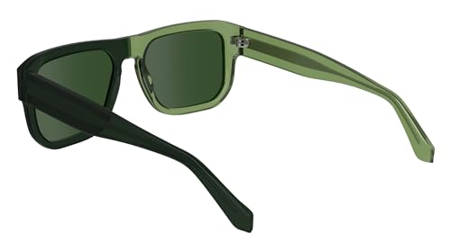 CALVIN KLEIN Men's CKJ24607S Sunglasses, Green to Dark Green, One Size, Green to Dark Green, One Size