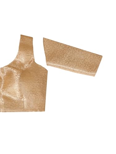 Soch Womens Beige Tussar Zari Woven Padded Blouse