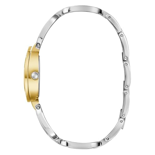 GUESS Gia Silver Asymmetrical Dial Analog Women's Watch - GW0683L6