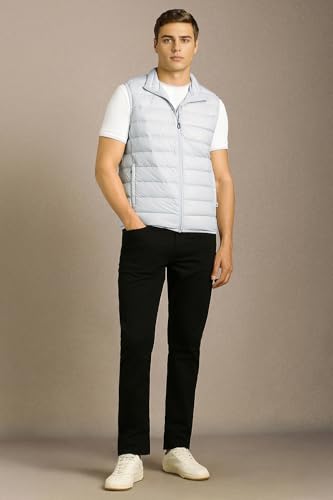 Louis Philippe_Mens_Casual_Light Grey_Jacket_LYJKGL10007217_3XL