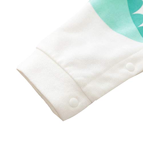 Hopscotch Boys And Girls Cotton Graphic Print Bodysuit In White Color For Ages 9-12 Months,Jumpsuit