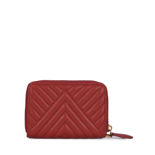 Miraggio Nora Quilted Zip Around Wallet for Woman | 3 Compartment Women Wallet | Gift Items for Women