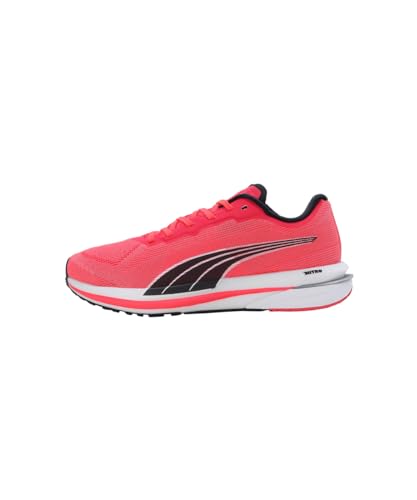 Puma Womens Velocity Nitro WNS Sunblaze-White-Black Running Shoe - SaumyasStore