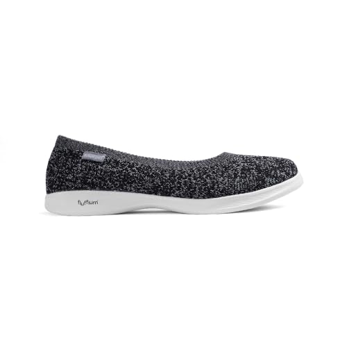 HAPPENSTANCE Women's Lightweight Athleisure Knitted Active Wear Slip-On Casual Shoes | Color : Charcoal | Size : 7