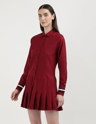 Tommy Hilfiger Womens Red Color Dress 34
