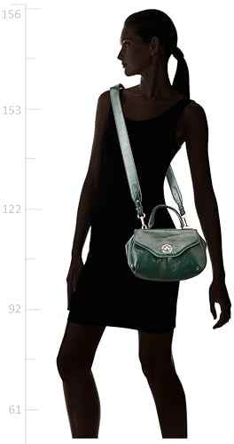 Allen Solly Women Green colour Hangbag_AHBGFRGBS02437 Size-26.5 * 9.5 * 18.5cm