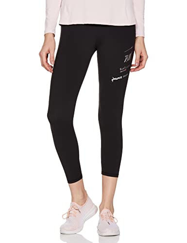 Van Heusen Women Proactive Elite Snug Fit Snug Fit 7/8th Leggings - High Stretch, Moisture Wicking_88309_Black_M