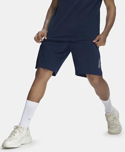 Jockey Men's Cotton Shorts (SP26-0103-NAVY Navy L)