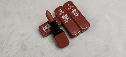 PRO 5D Lipstick Set, Nude Bullet Lipstick, 18 Shades Light to Dark, Professional Cosmetics